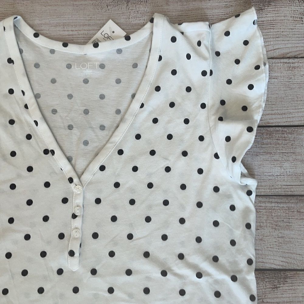 Loft Flutter Sleeve Tee - Picture 3 of 3